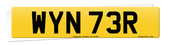 Registration number WYN 73R